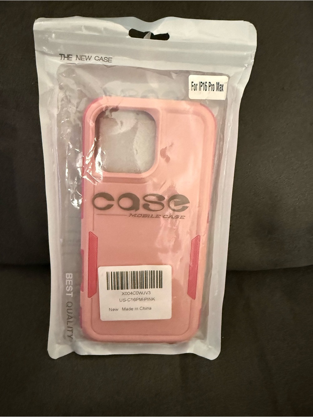 Pink Protective Phone for iPhone 16 Pro Max